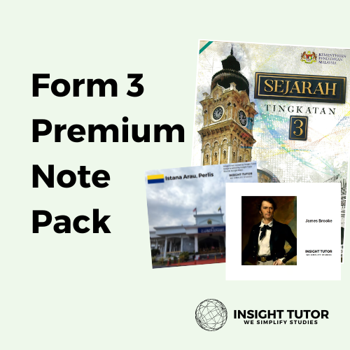 Tingkatan 3 Premium Sejarah Note Pack