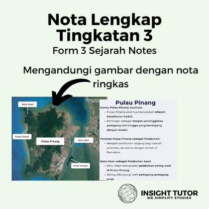 Tingkatan 3 Premium Sejarah Note Pack